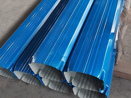 144*108mm彩鋼雨水管威海客戶(hù)二次訂購(gòu)